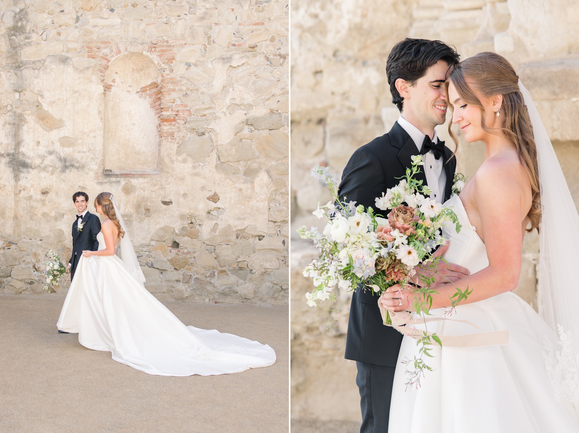 Mission Basilica San Juan Capistrano Wedding Photographer Franciscan Gardens Garden Wedding Venue