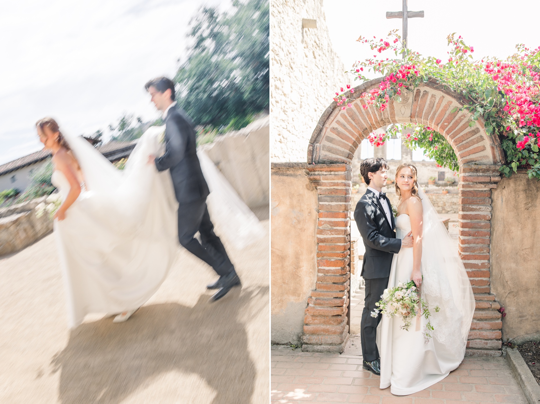 Mission San Juan Capistrano Wedding Photographer Franciscan Gardens Garden Wedding Venue Light and Airy California Photographer